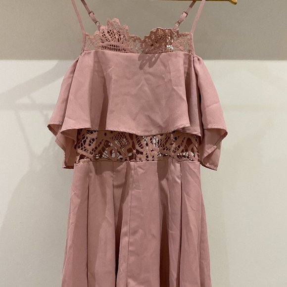 Cute Pink SHEIN Romper - Picture 5 of 6